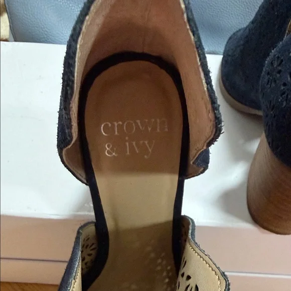 Crown & Ivy Black Cut-Out Ankle Booties - Picture 5 of 5